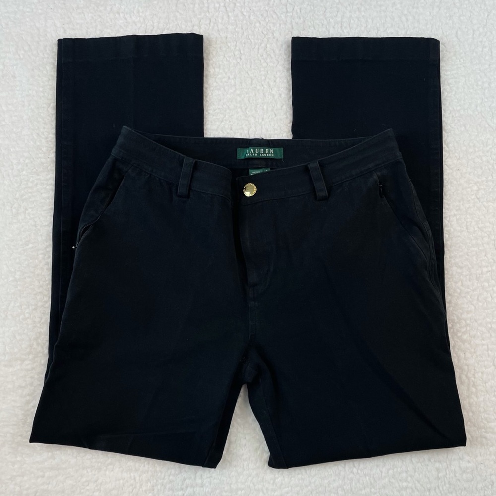LAUREN RALPH LAUREN • Green Label Black Ankle-Cut Trousers, 4 - Picture 11 of 12